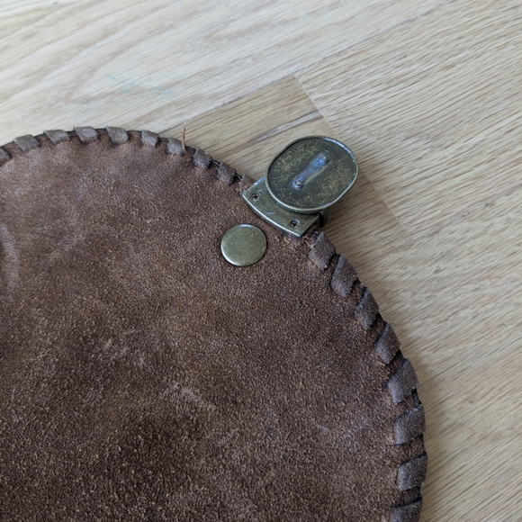 Patricia Nash Suede Camel Backpack - Picture 8 of 8